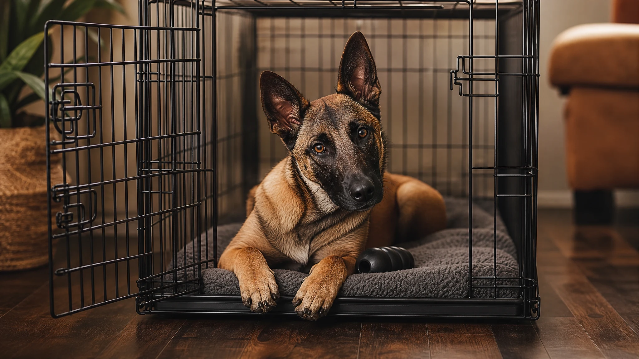 Crate Training a Belgian Malinois and Preventing Separation Anxiety